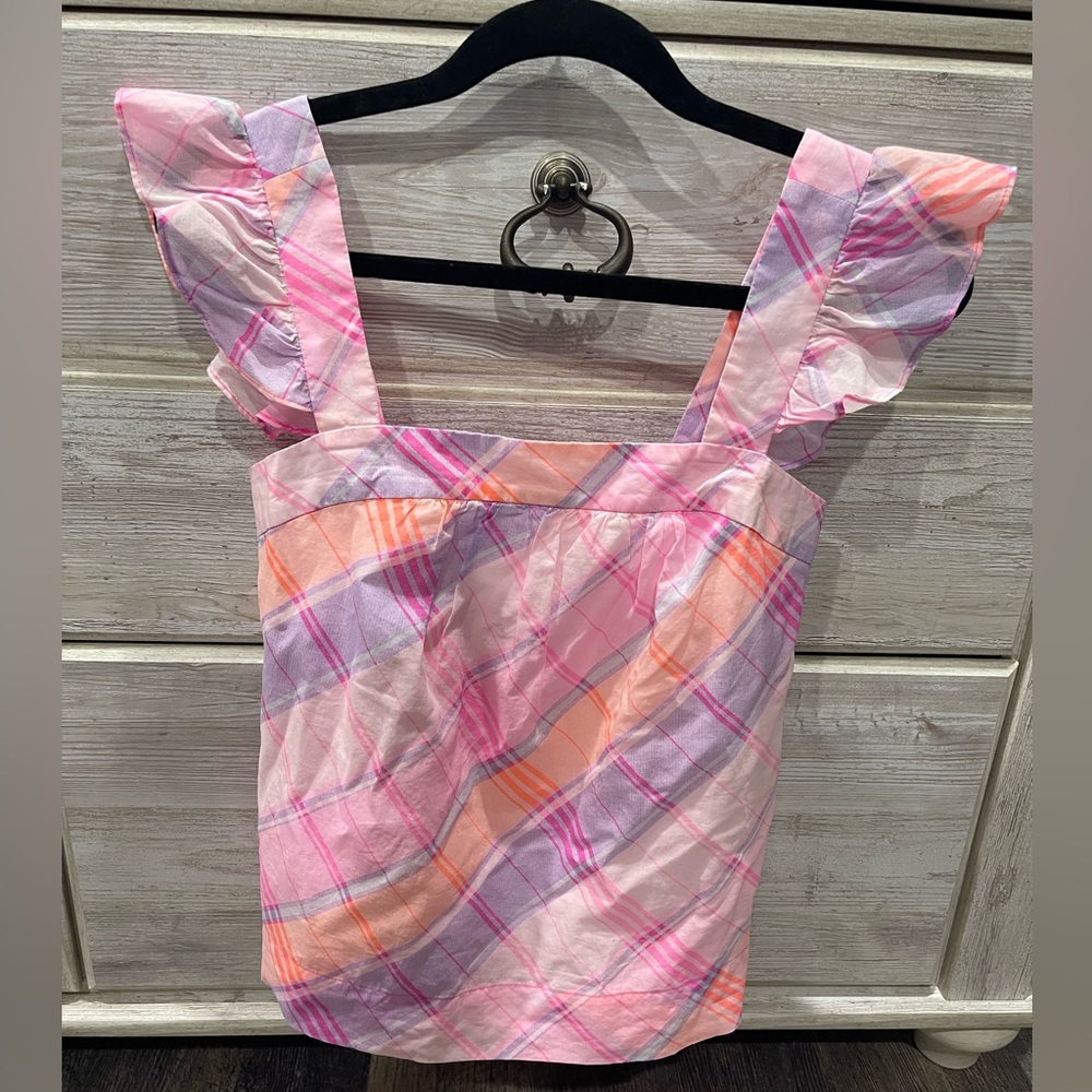 Lilly Pulitzer plaid tank top